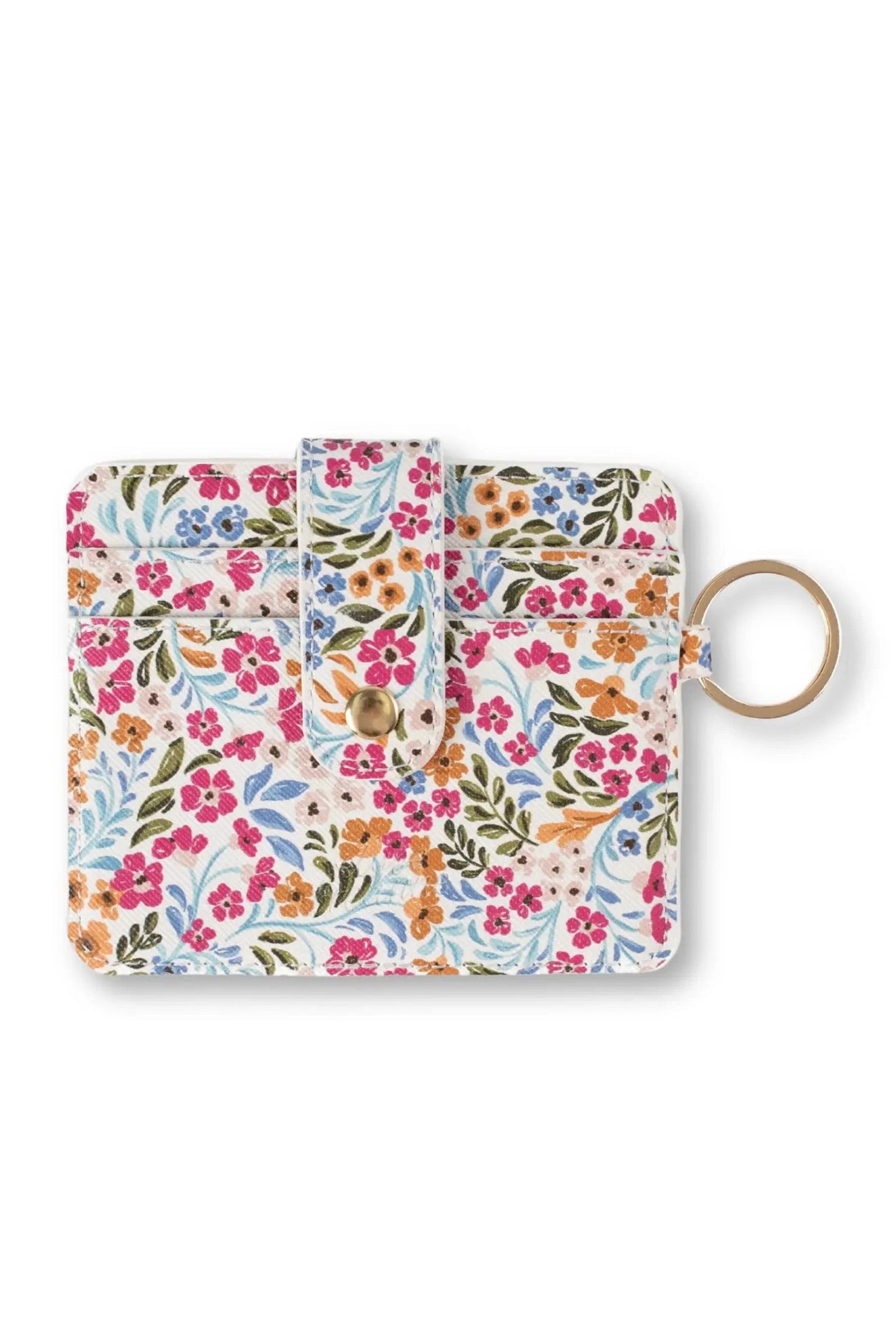 Floral Card Wallet: Pressed Floral