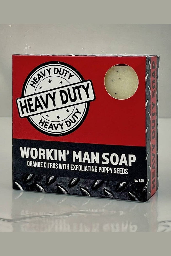 Workin' Man Heavy Duty Soap | Orange Citrus & Poppy Seeds