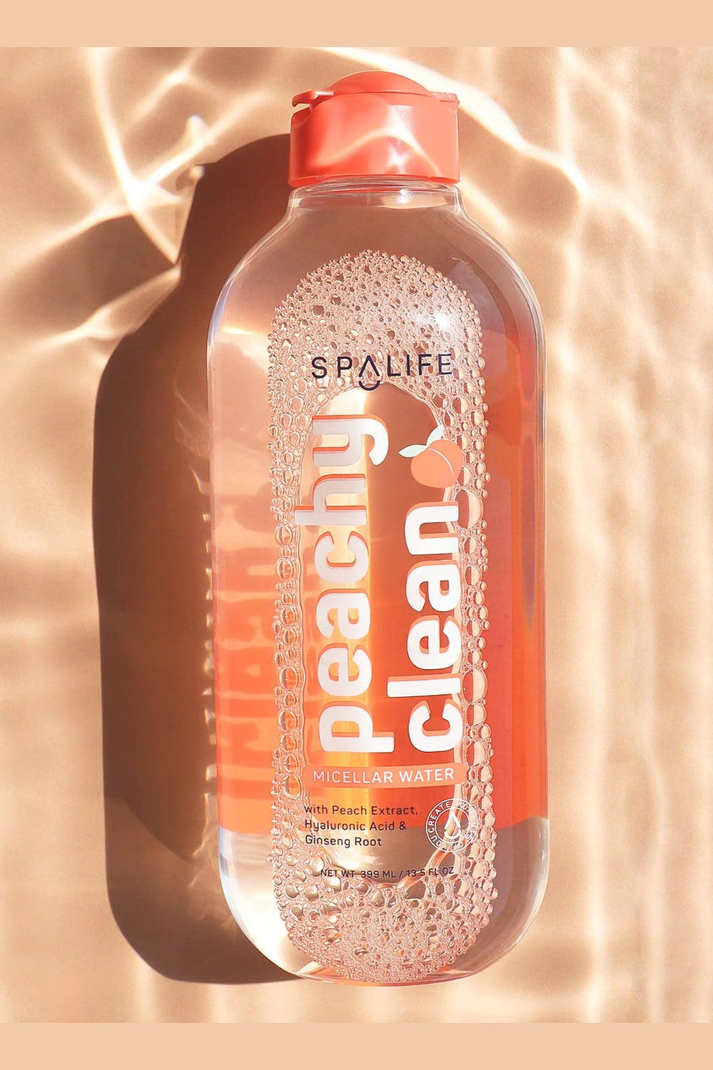 Peachy Clean Micellar Water & Hyaluronic Acid Makeup Remover