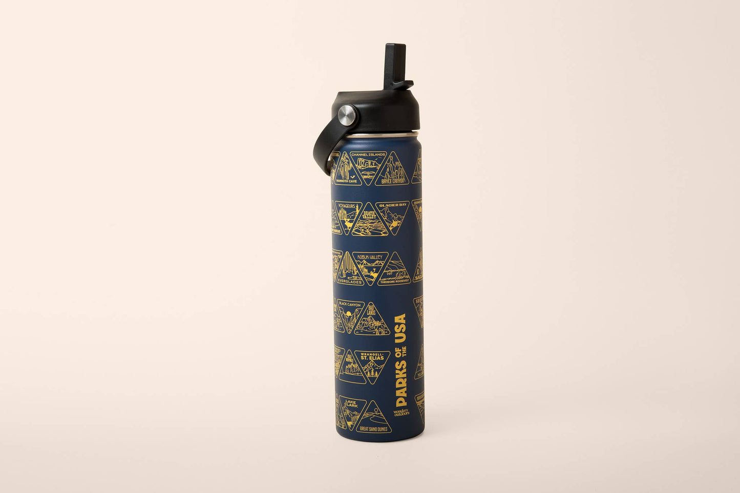 The Original Parks of the USA Bucket List Bottle 24oz: White