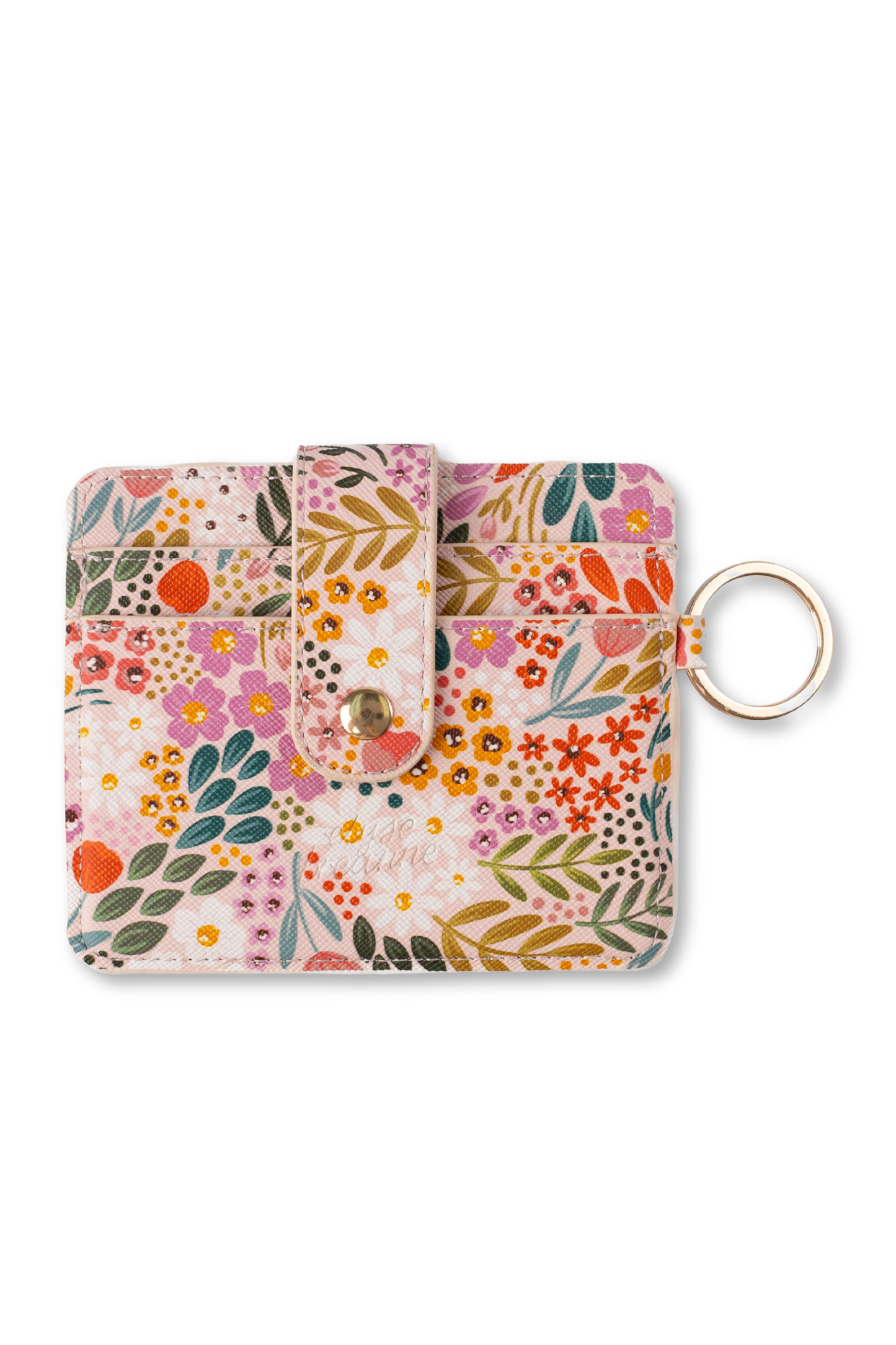Floral Card Wallet: Pressed Floral