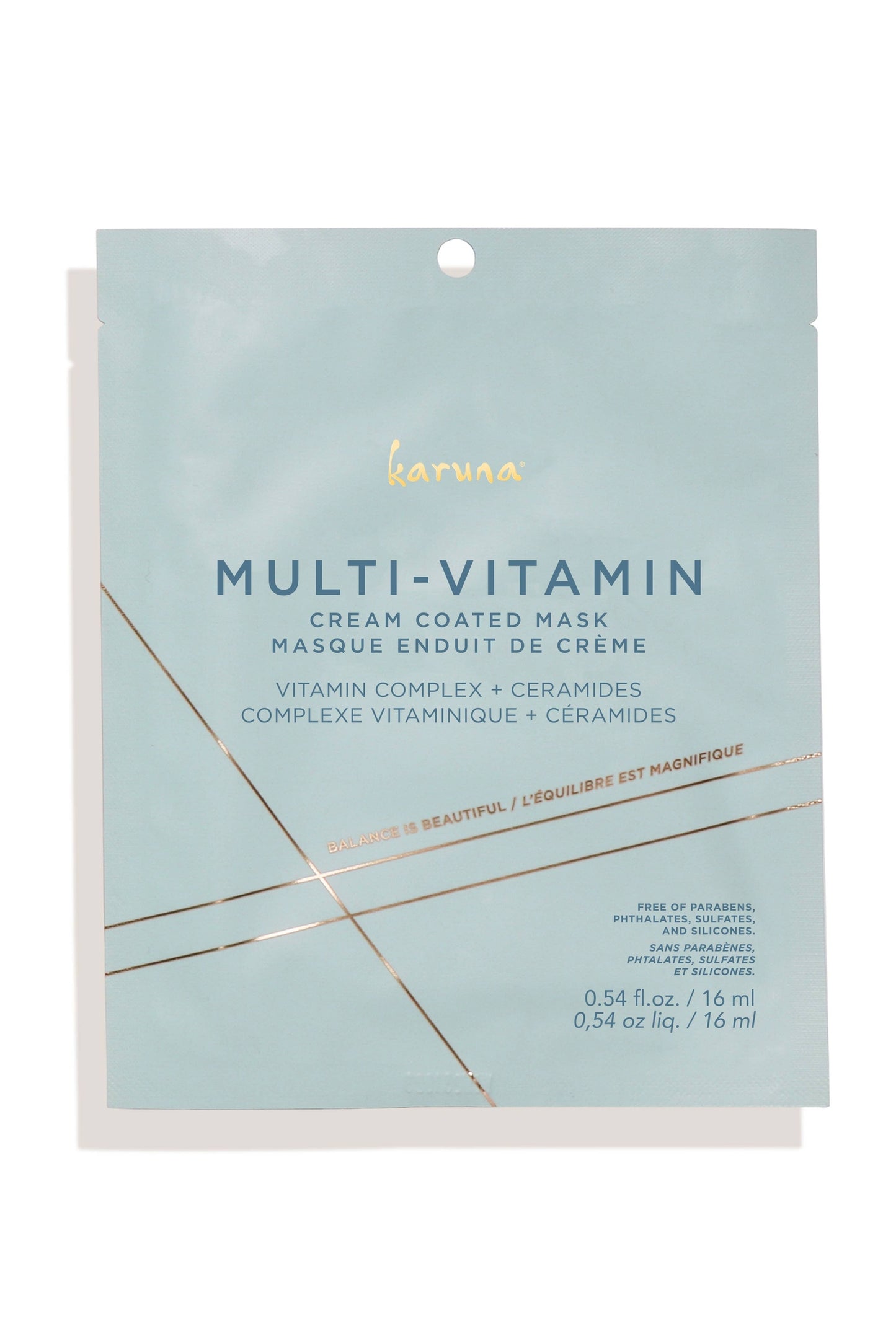Multi-Vitamin Cream-Coated Antioxidant Sheet Mask - Single