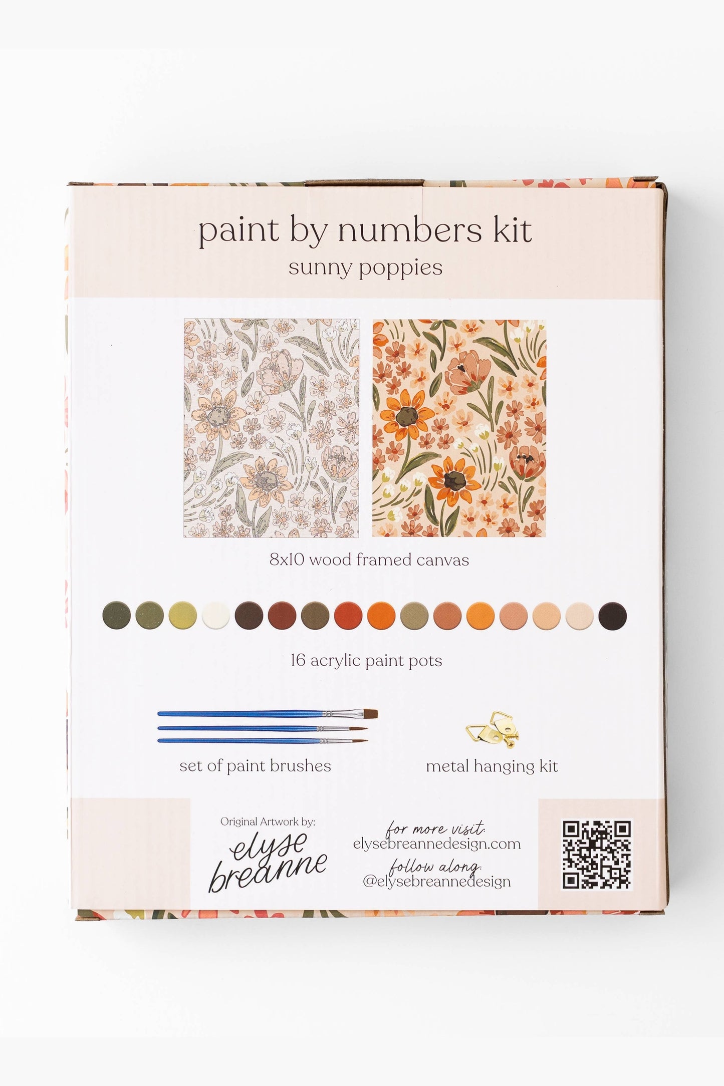 Sunny Poppies Paint By Number Kit