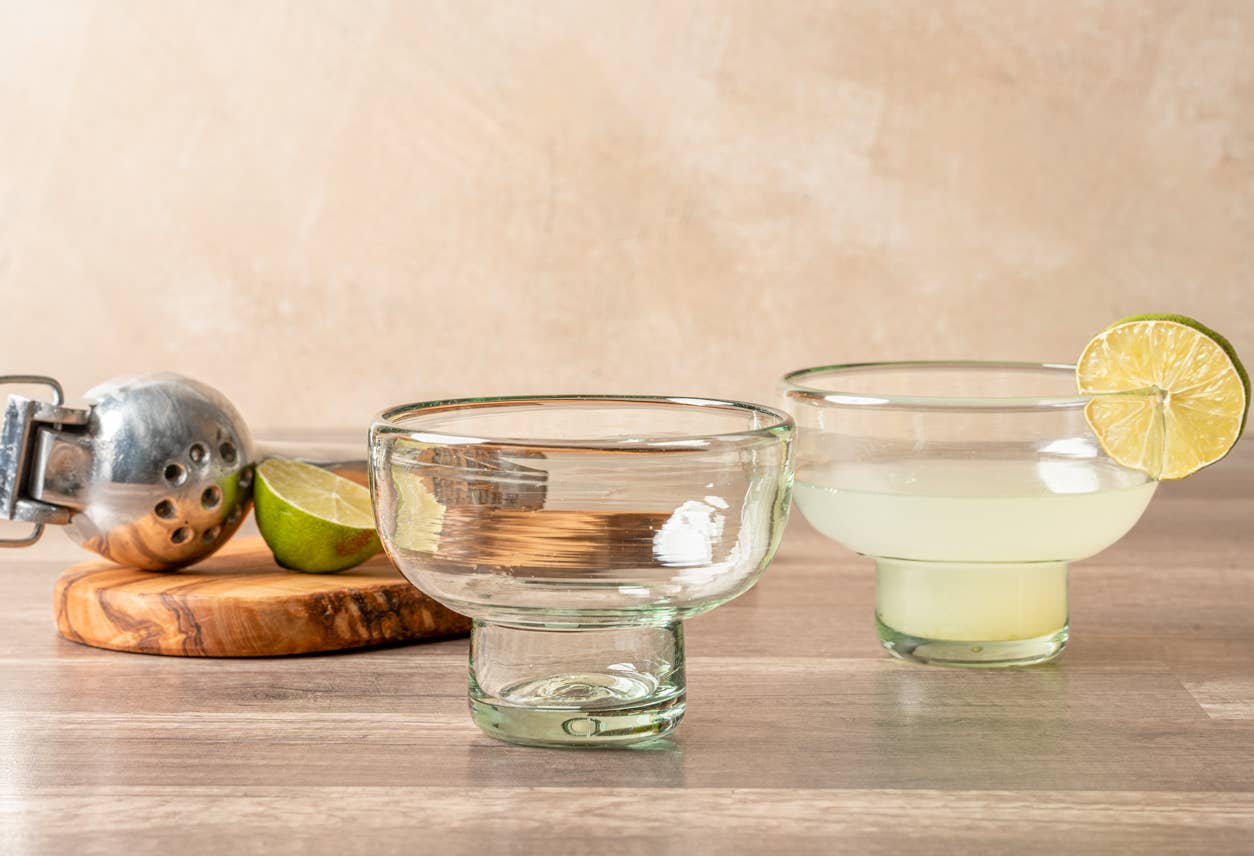 Set of 2 Margarita/Mezcal Tasting Glasses - Clear