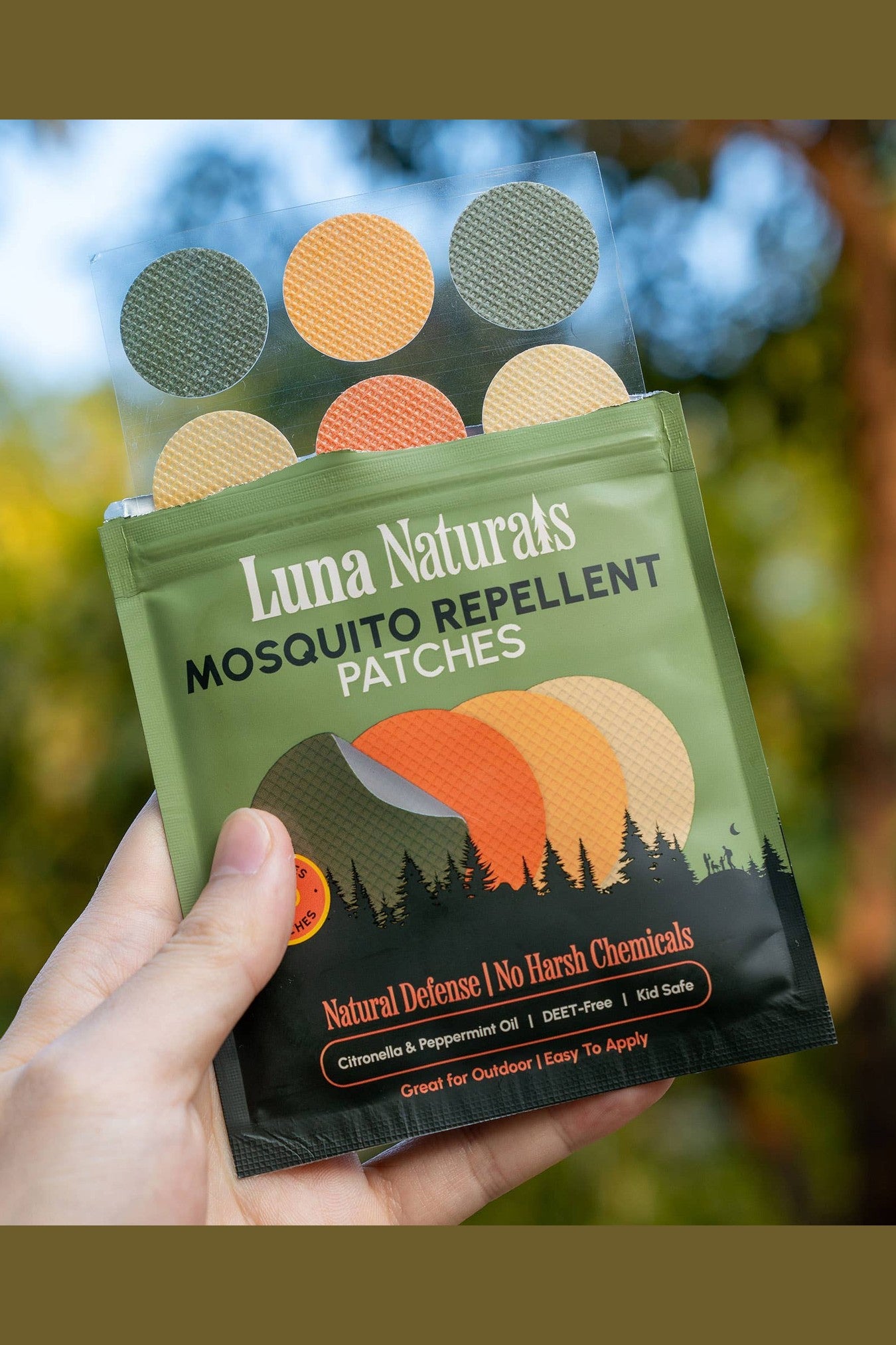 Mosquito Repellent Patches | Fresh & Herbal | 90 Pack