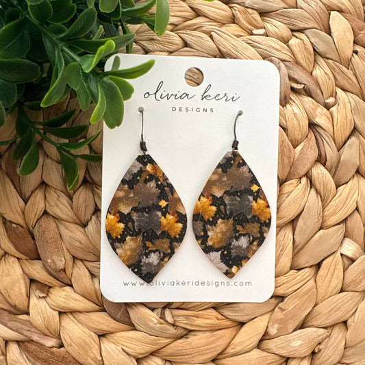 Olivia Earrings - Gilded Leaves