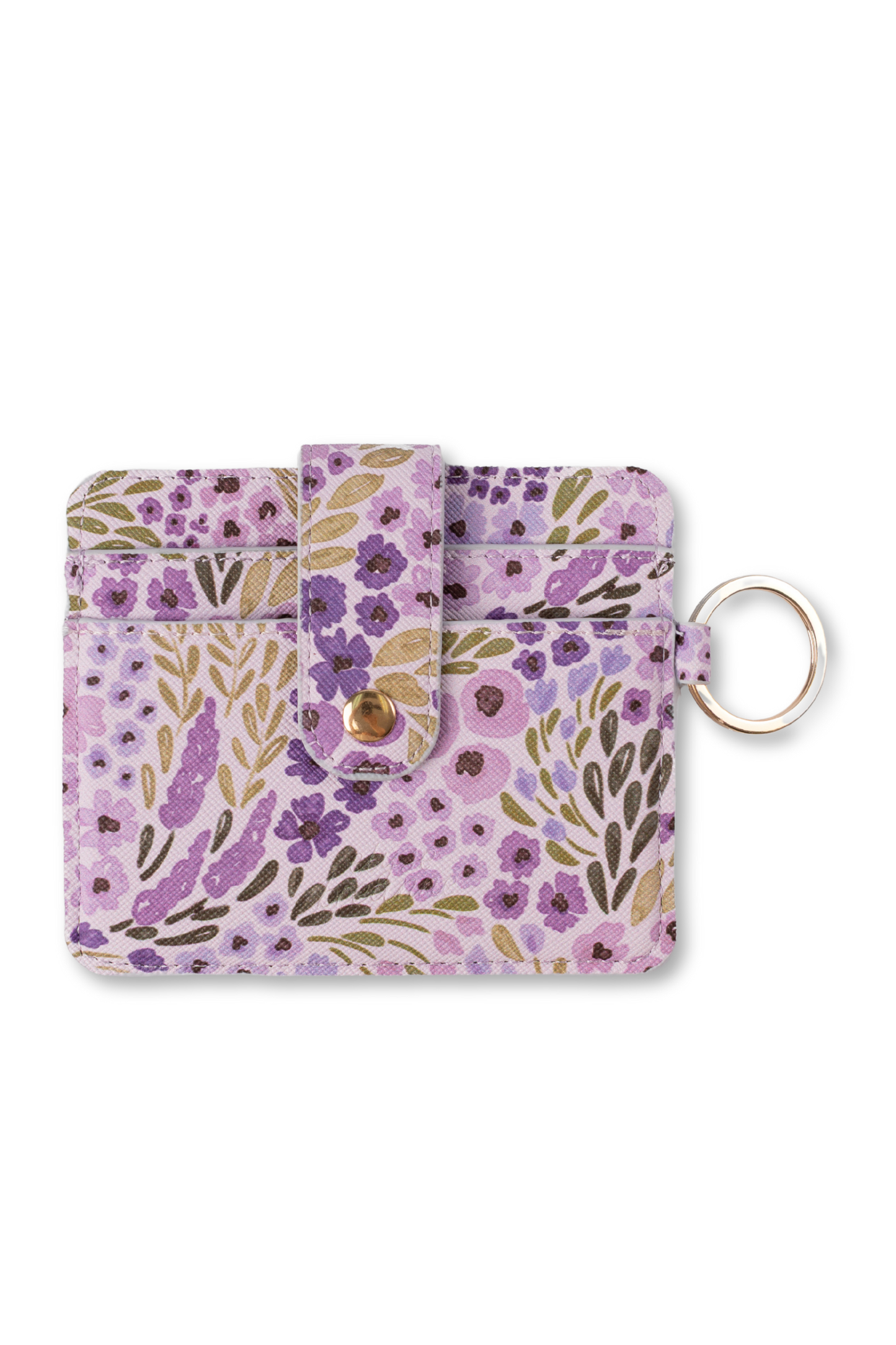 Floral Card Wallet: Forget Me Not Sage