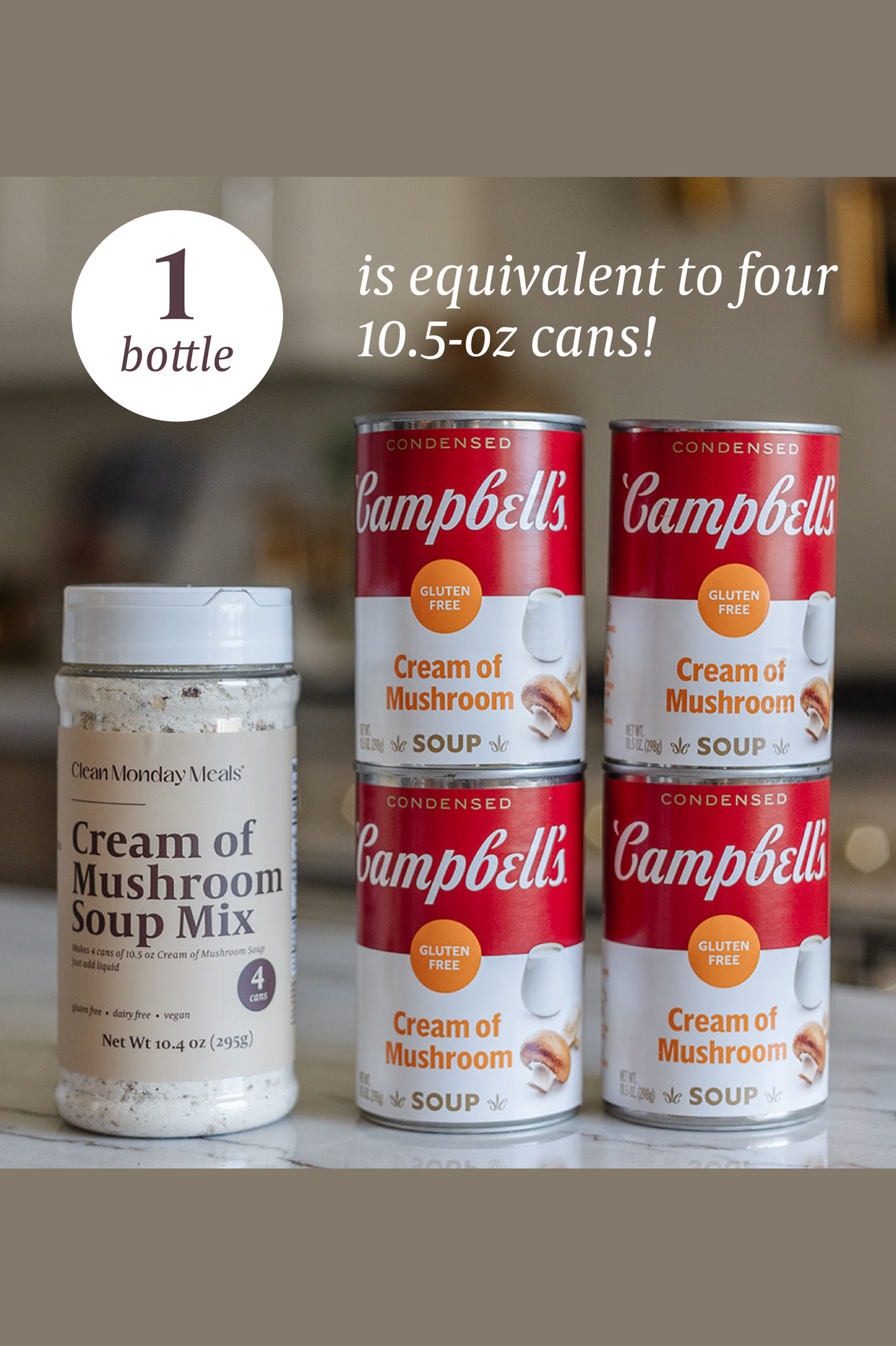 Cream of Mushroom Soup Mix: Standard 10.4 oz