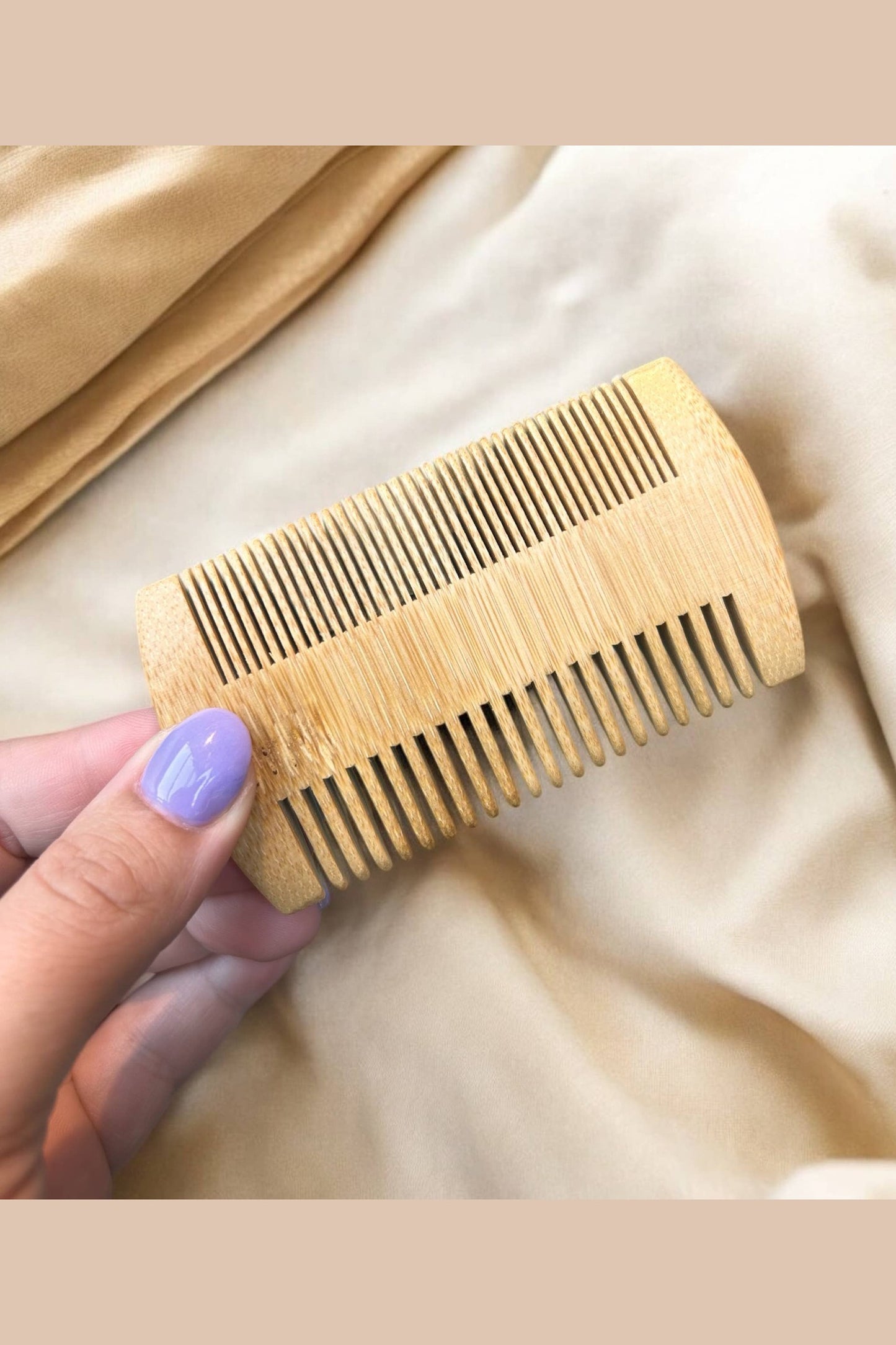 Bamboo Beard Comb
