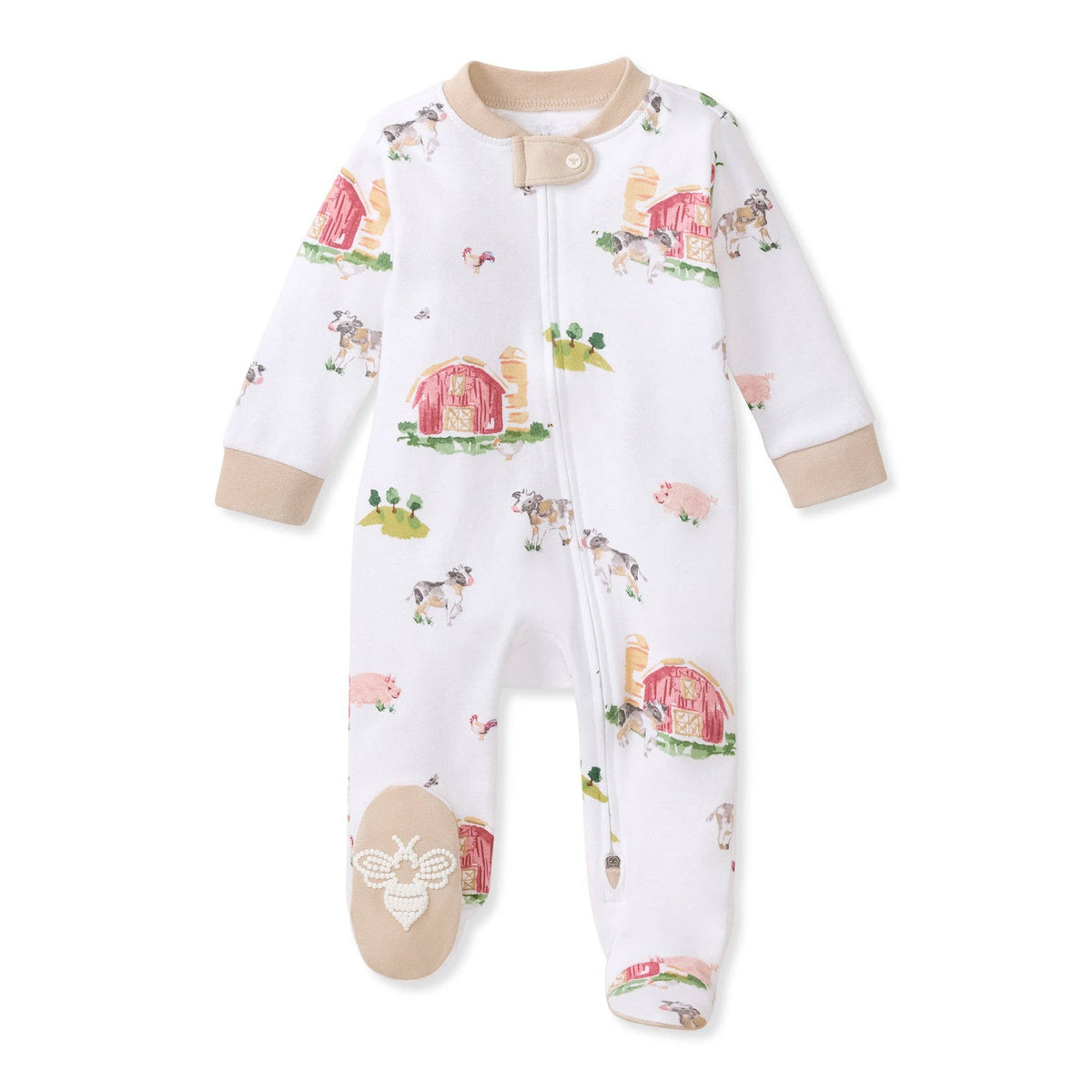 Barnyard Organic Cotton Sleep & Play: 0-3M