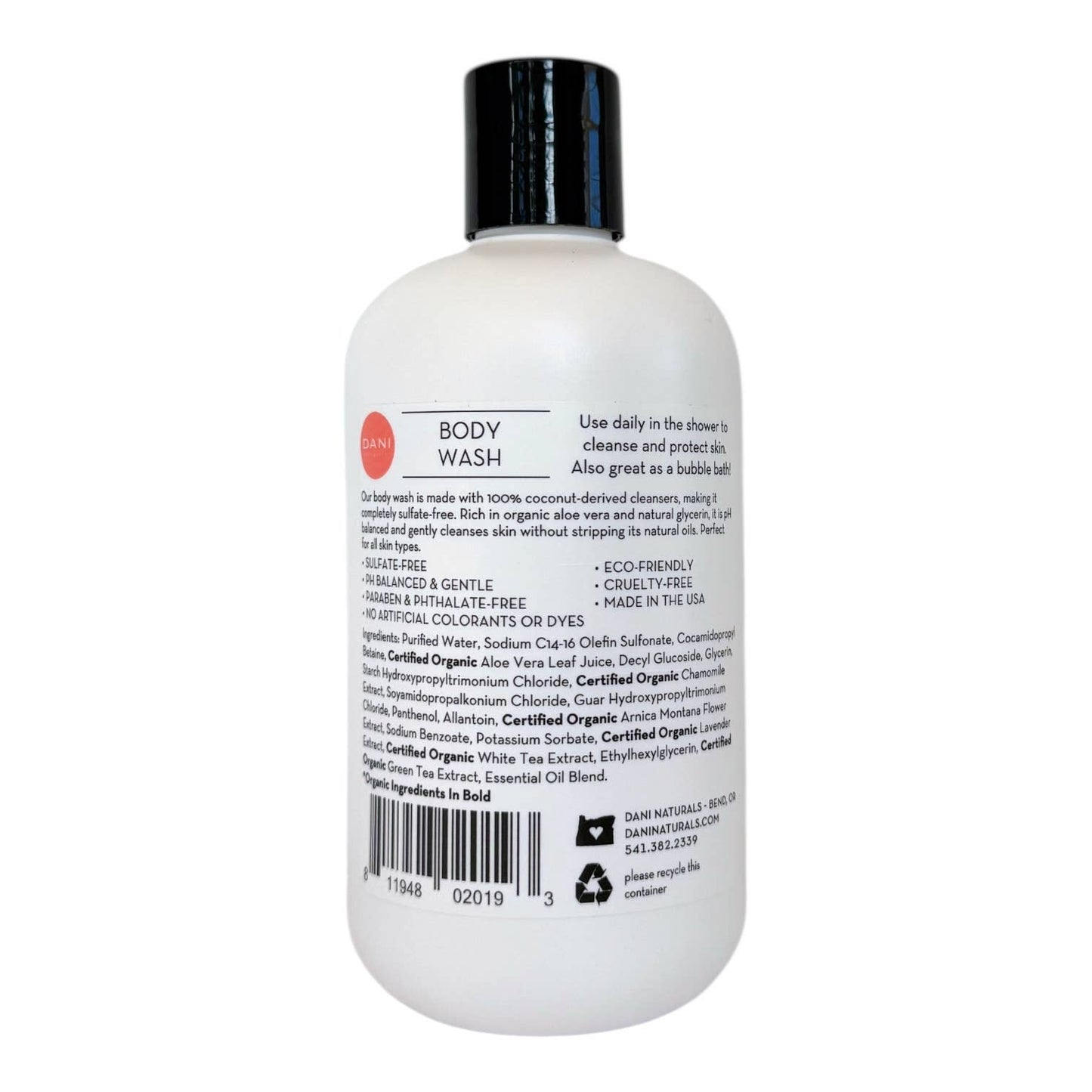 Coconut Hibiscus Body Wash 12oz