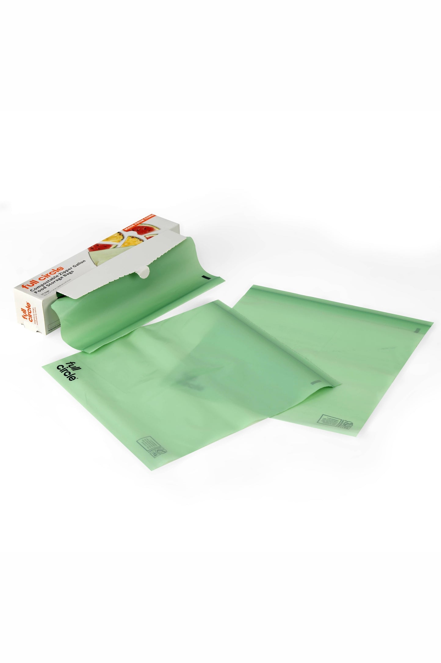 Compostable Zipper Bags: Gallon - 25ct
