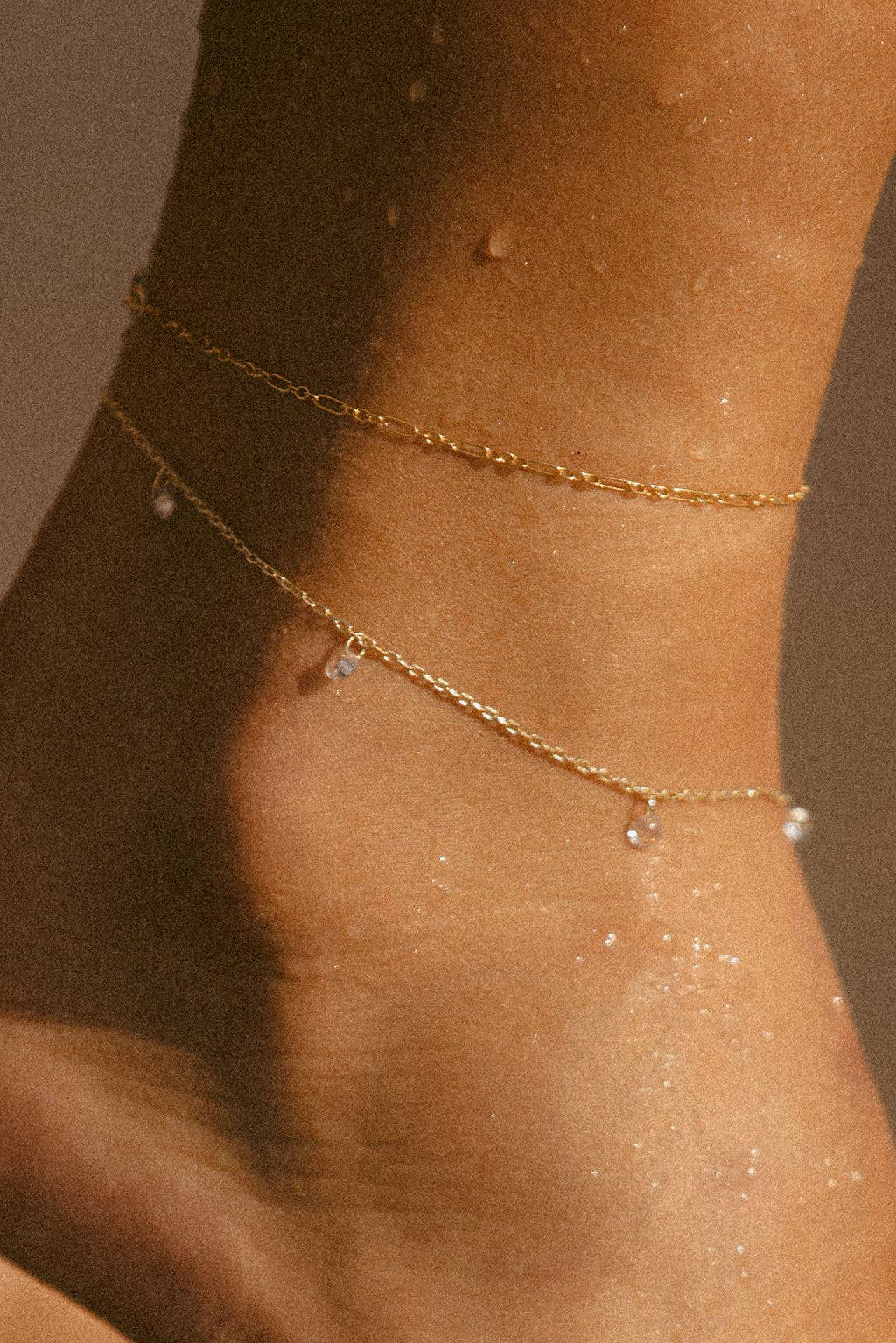 Mist Danity Gold Filled Anklet