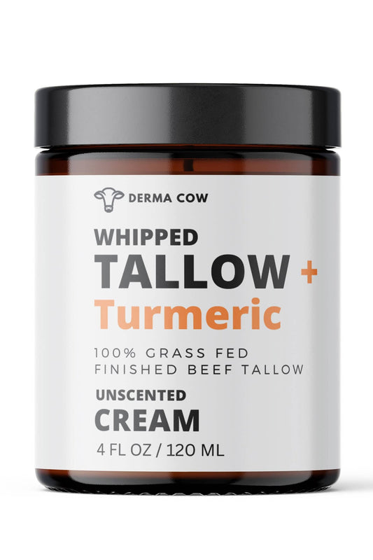 Whipped Tallow Cream + Turmeric , For Face and Body