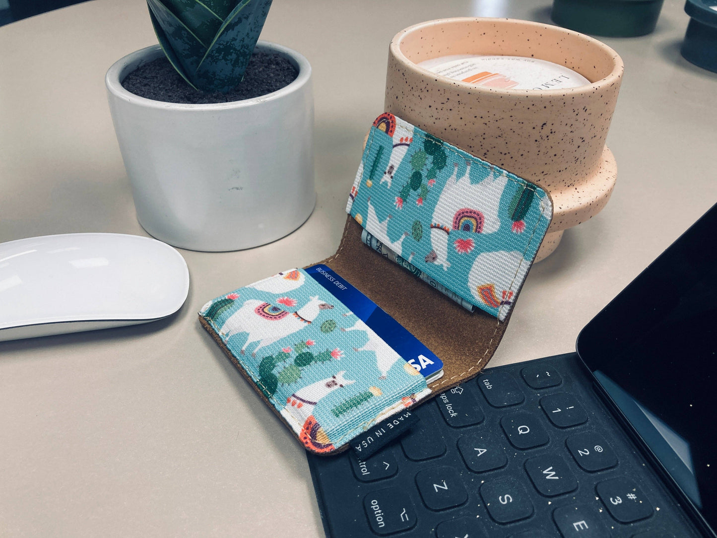 Front Pocket Wallet: Tan