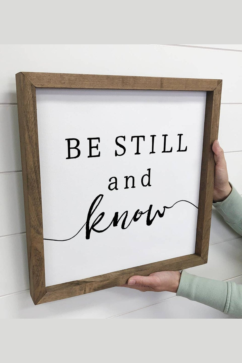 Be Still and Know: 6x6"