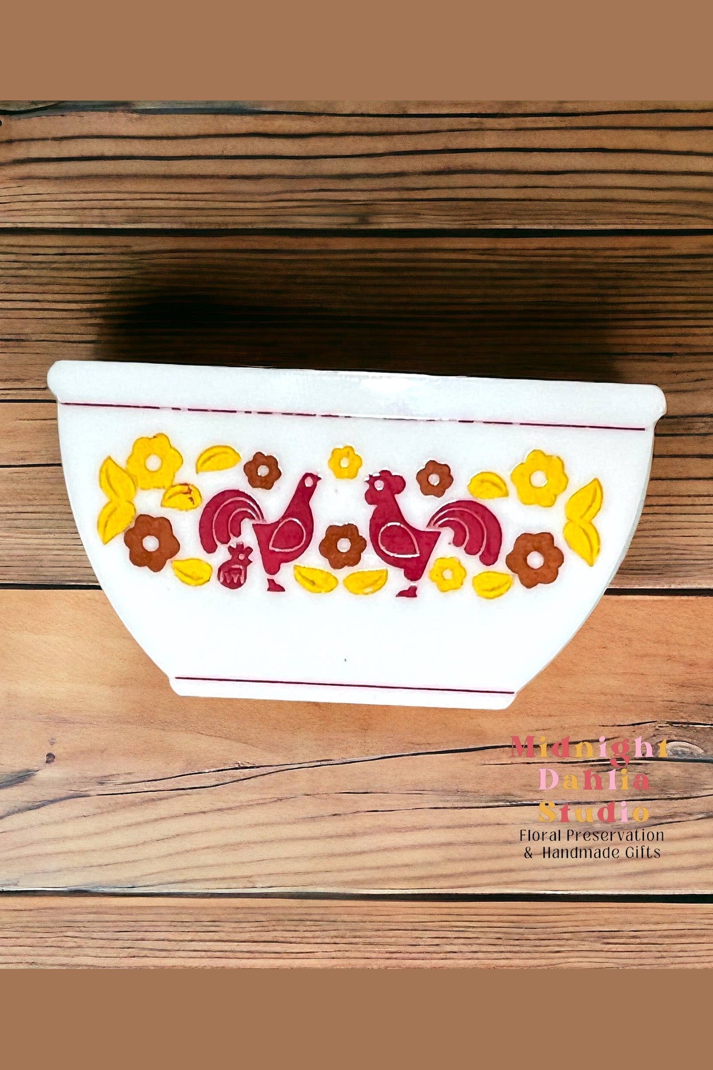 Vintage Pyrex-Inspired Fridge Magnet