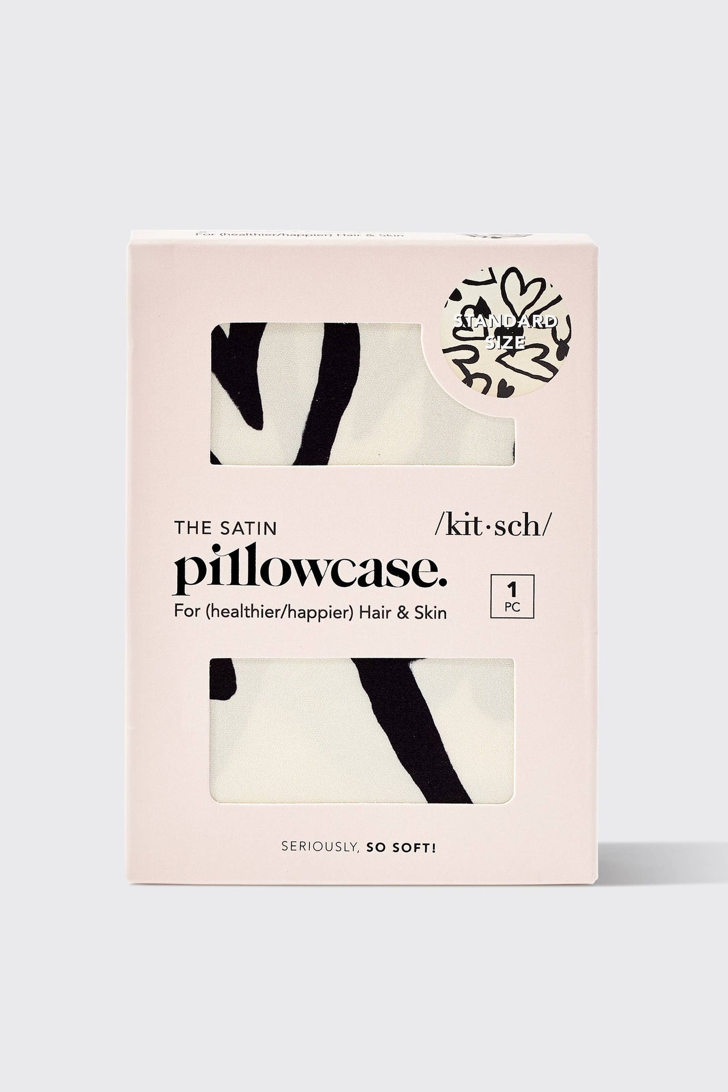 Standard Satin Pillowcase - Heart
