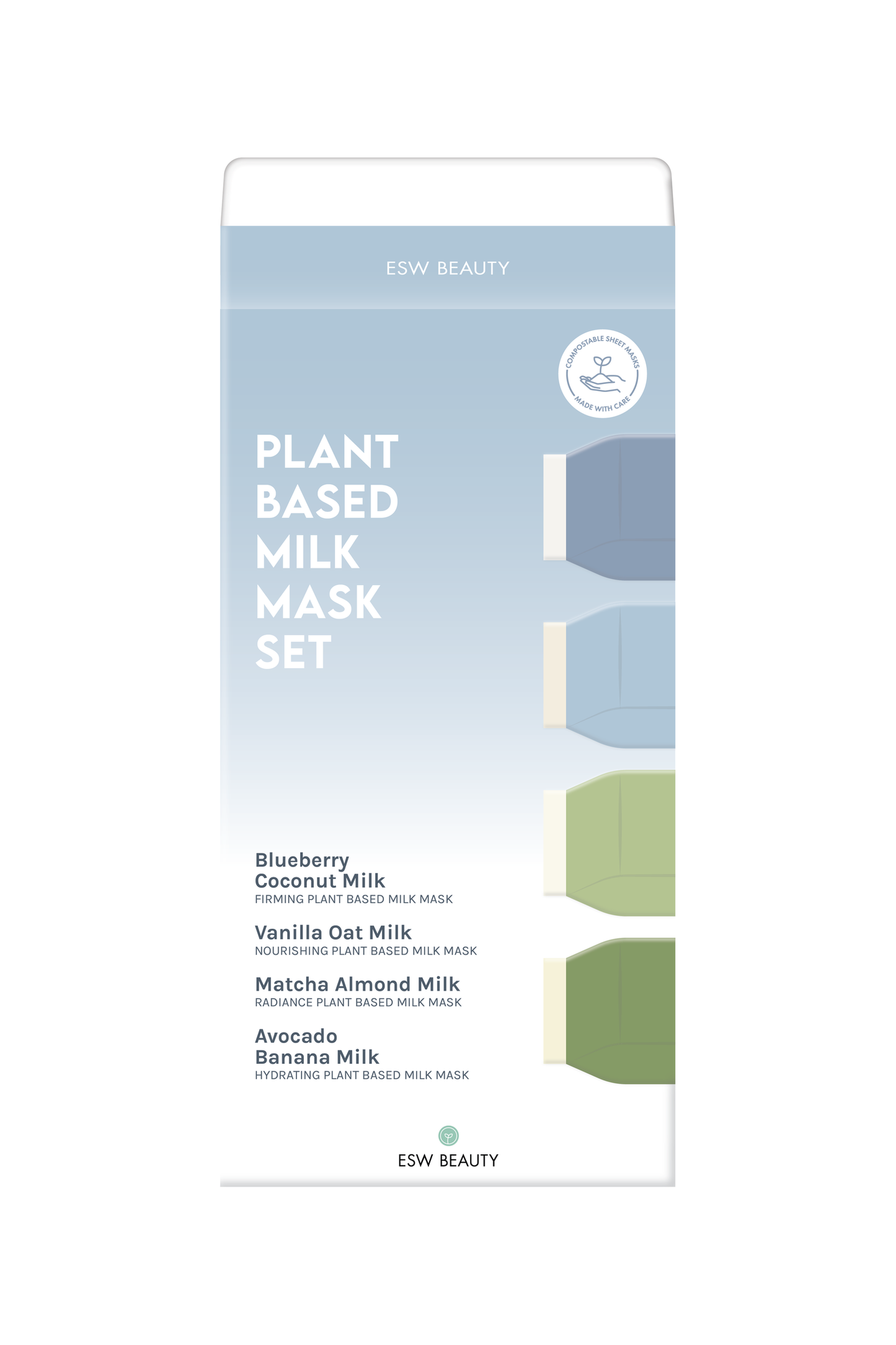 Plant-Based Milk Mask Set