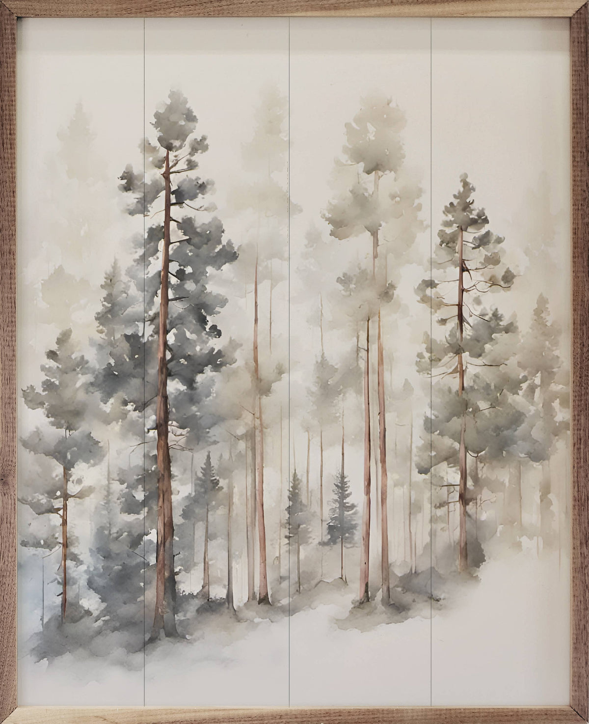 Watercolor Timber Print