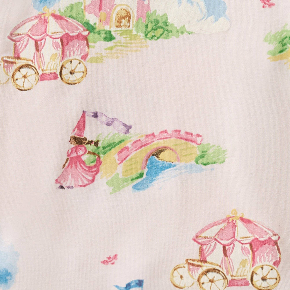 Pretty Princess Organic Cotton Sleep & Play: 3-6M