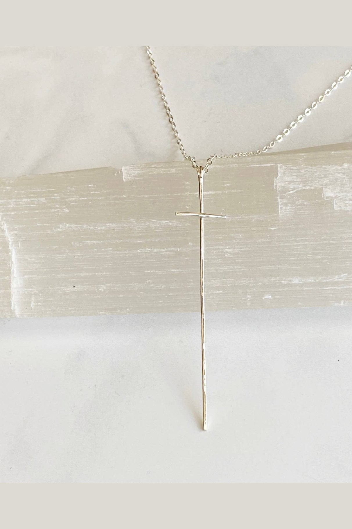 Modern Cross Necklace