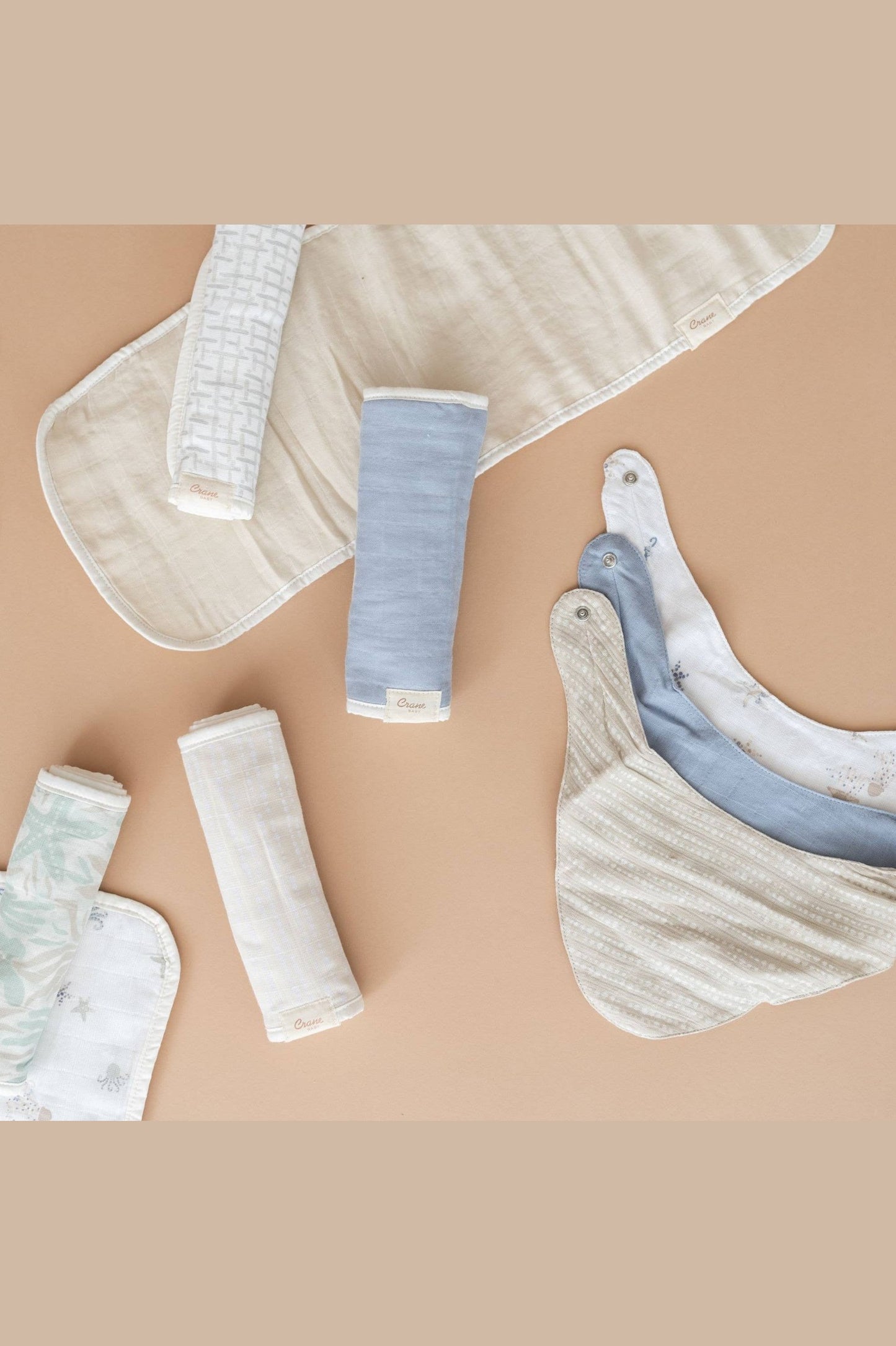 Cove 3-pc. Baby Burp Cloth Set (Ocean)