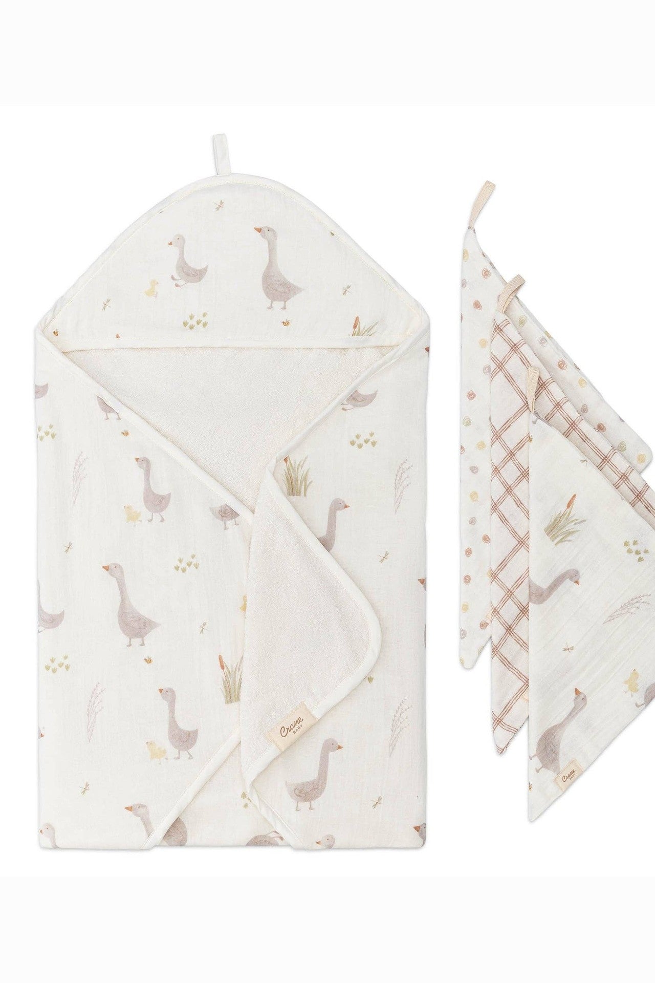 Charlie Farmhouse Goose HT/Wash Cloth Set