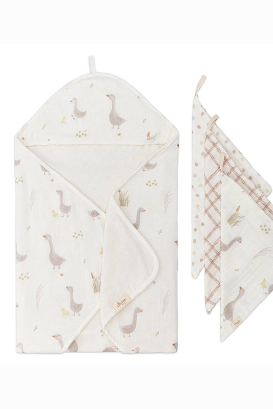 Charlie Farmhouse Goose HT/Wash Cloth Set