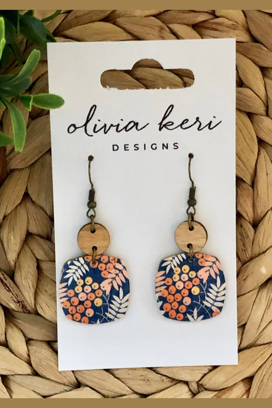 Nora - Fall Berry Earrings