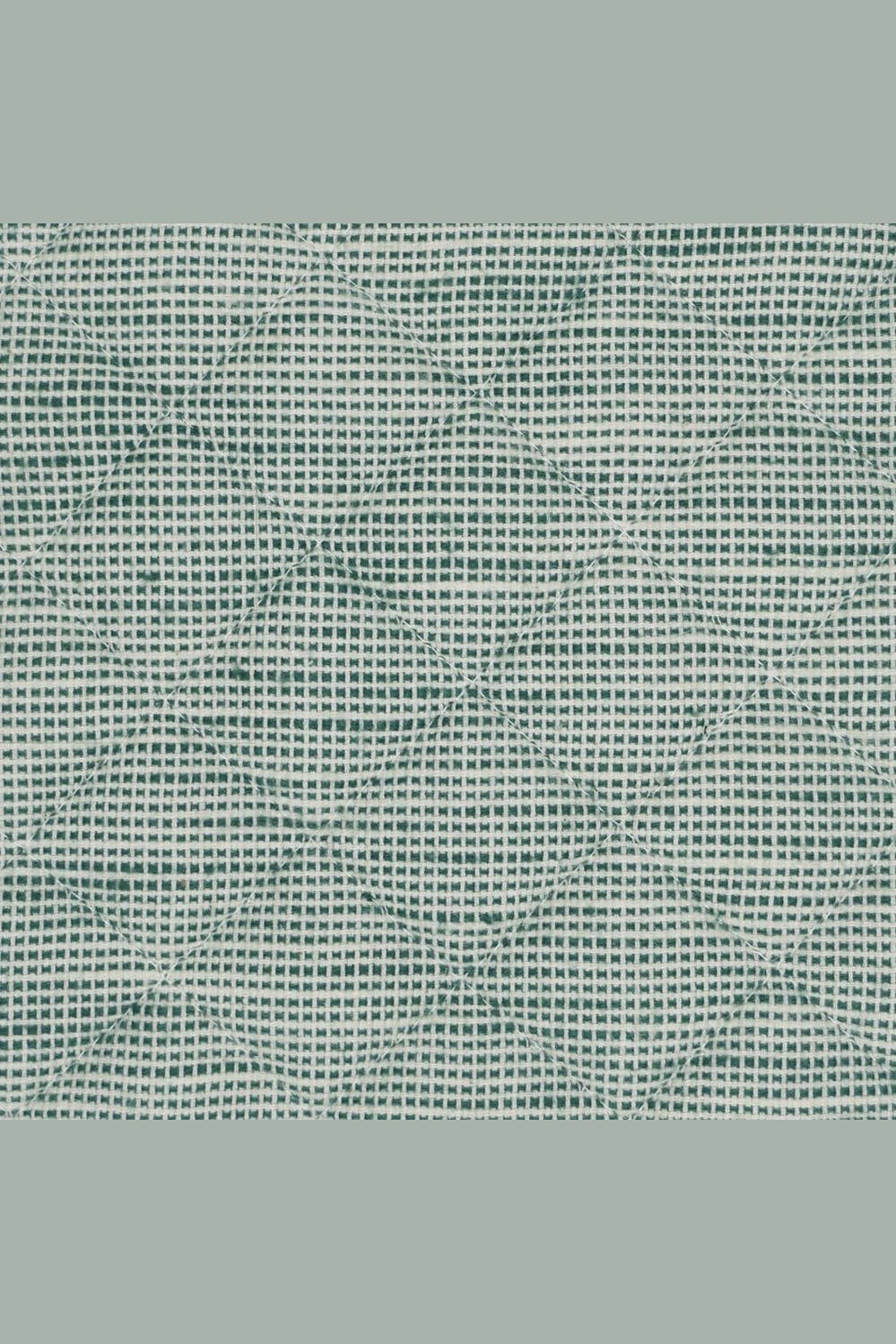 Green Slub Chambray Potholder
