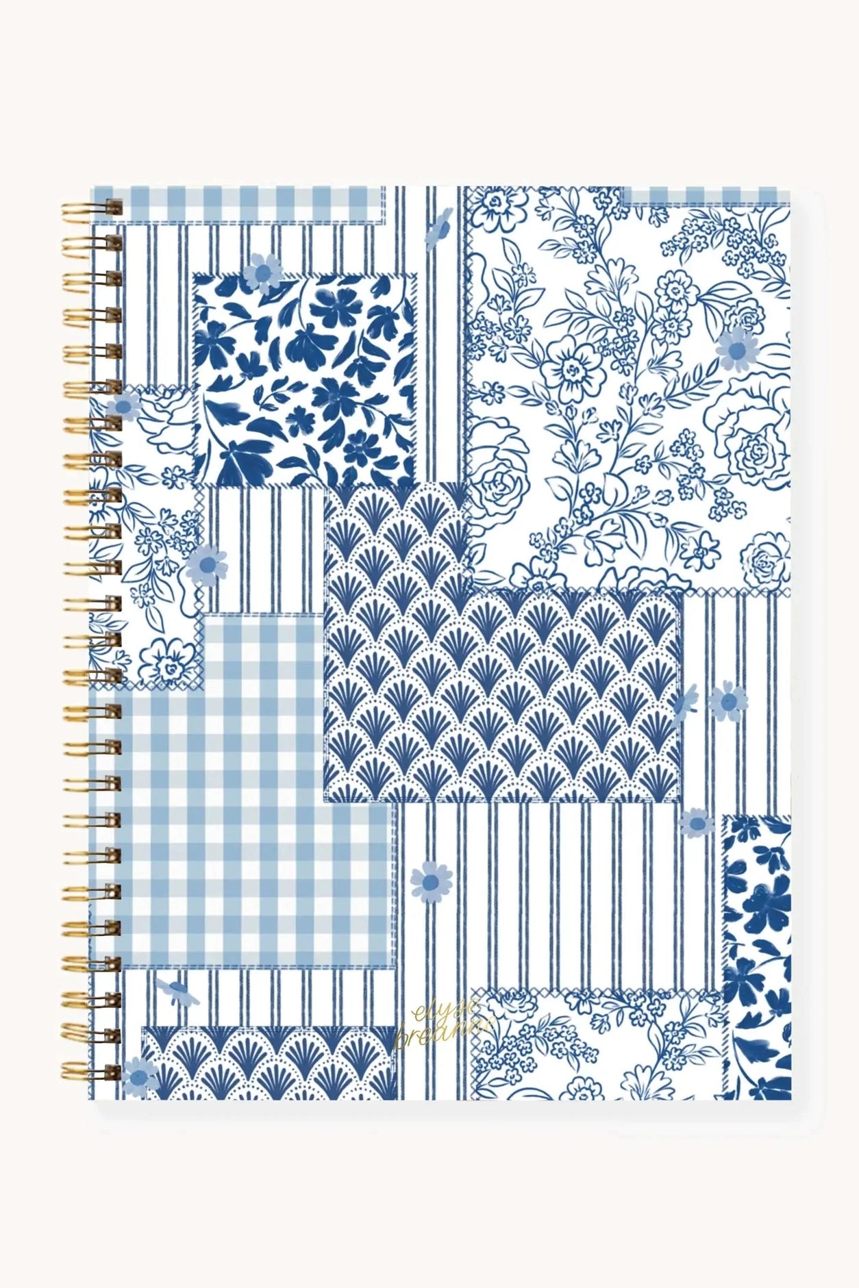 Floral Softcover Spiral Notebook: Pressed Floral