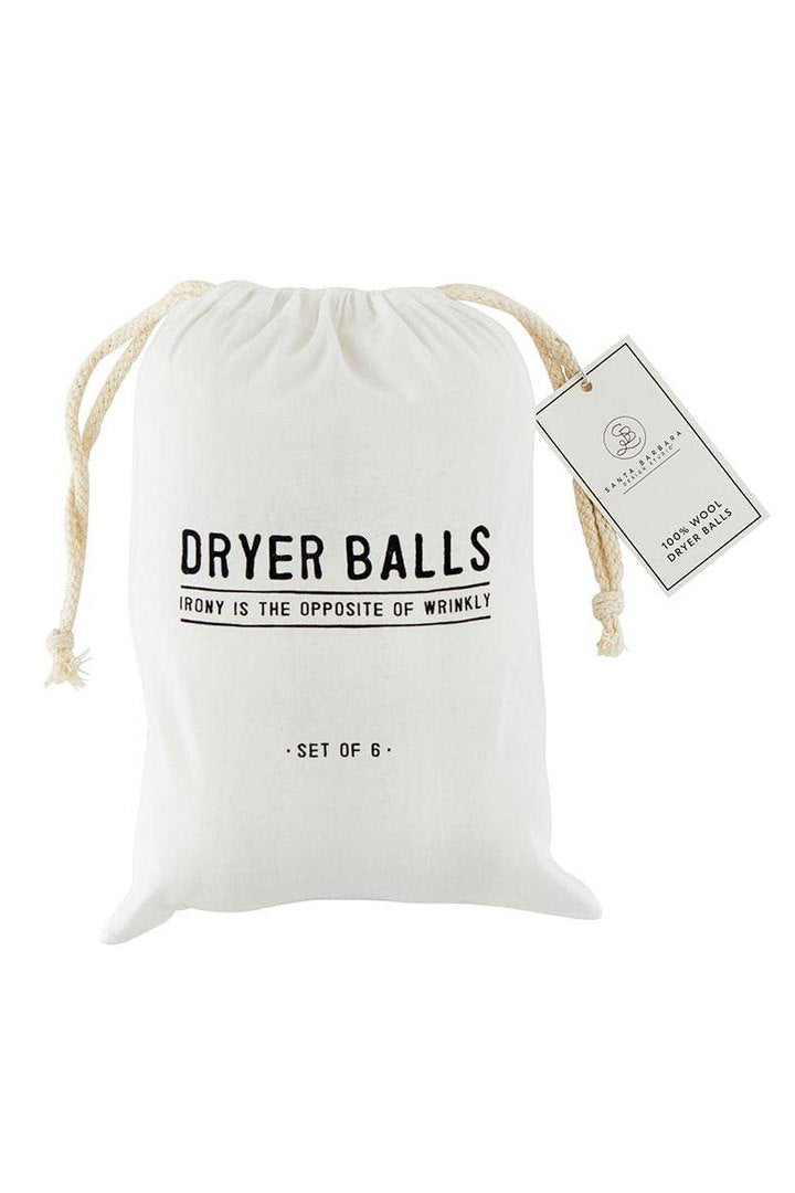 Wool Dryer Balls - Set of 6