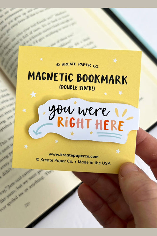 Magnetic Bookmark - You Were Here