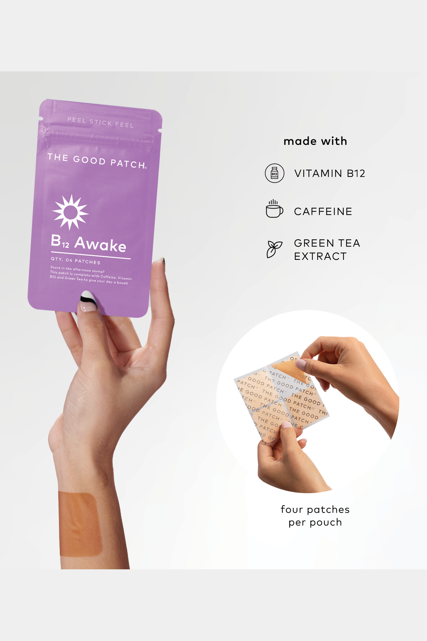 B12 Awake Wearable Wellness Patch