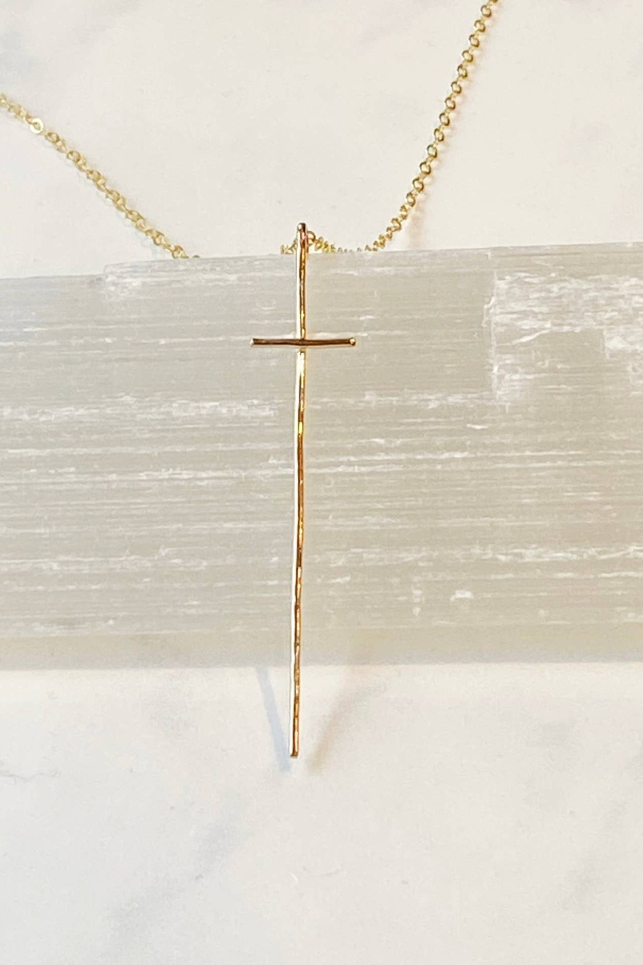 Modern Cross Necklace