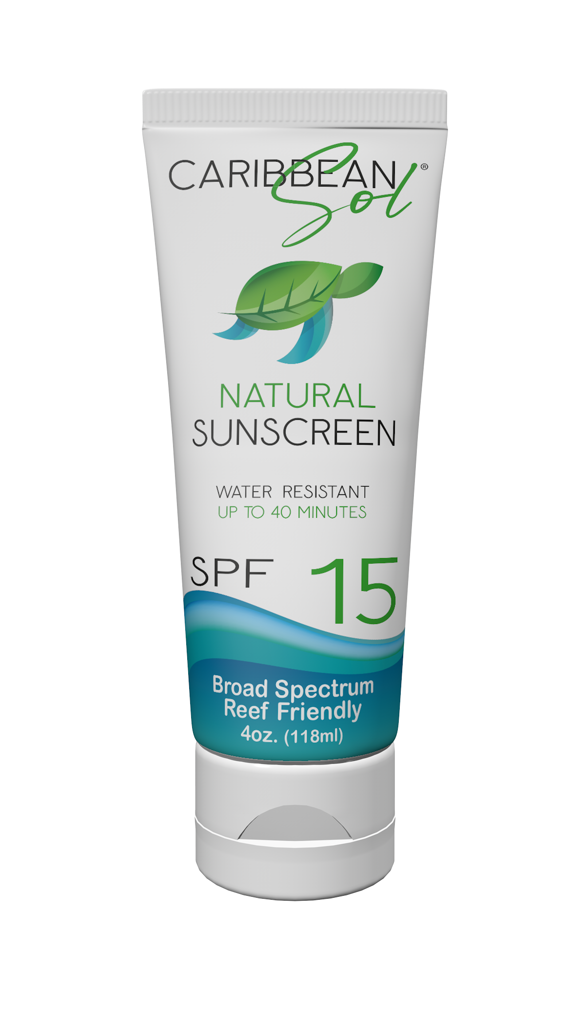 Caribbean Sol Natural Sunscreen SPF 15 - 4oz