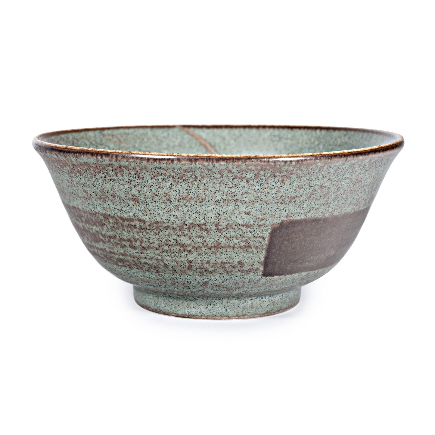 Green Matte Sakura 6" Japanese Ceramic Mini Donburi Bowl