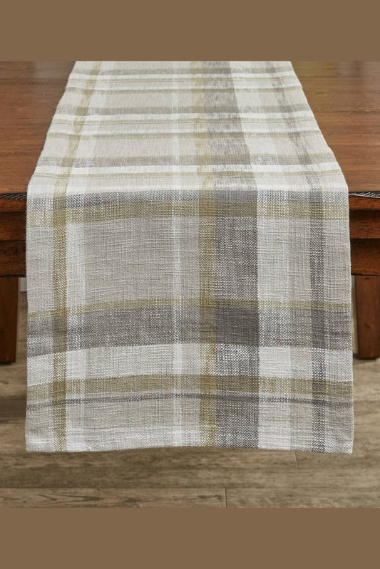 Bennet Plaid Table Runner 72" L