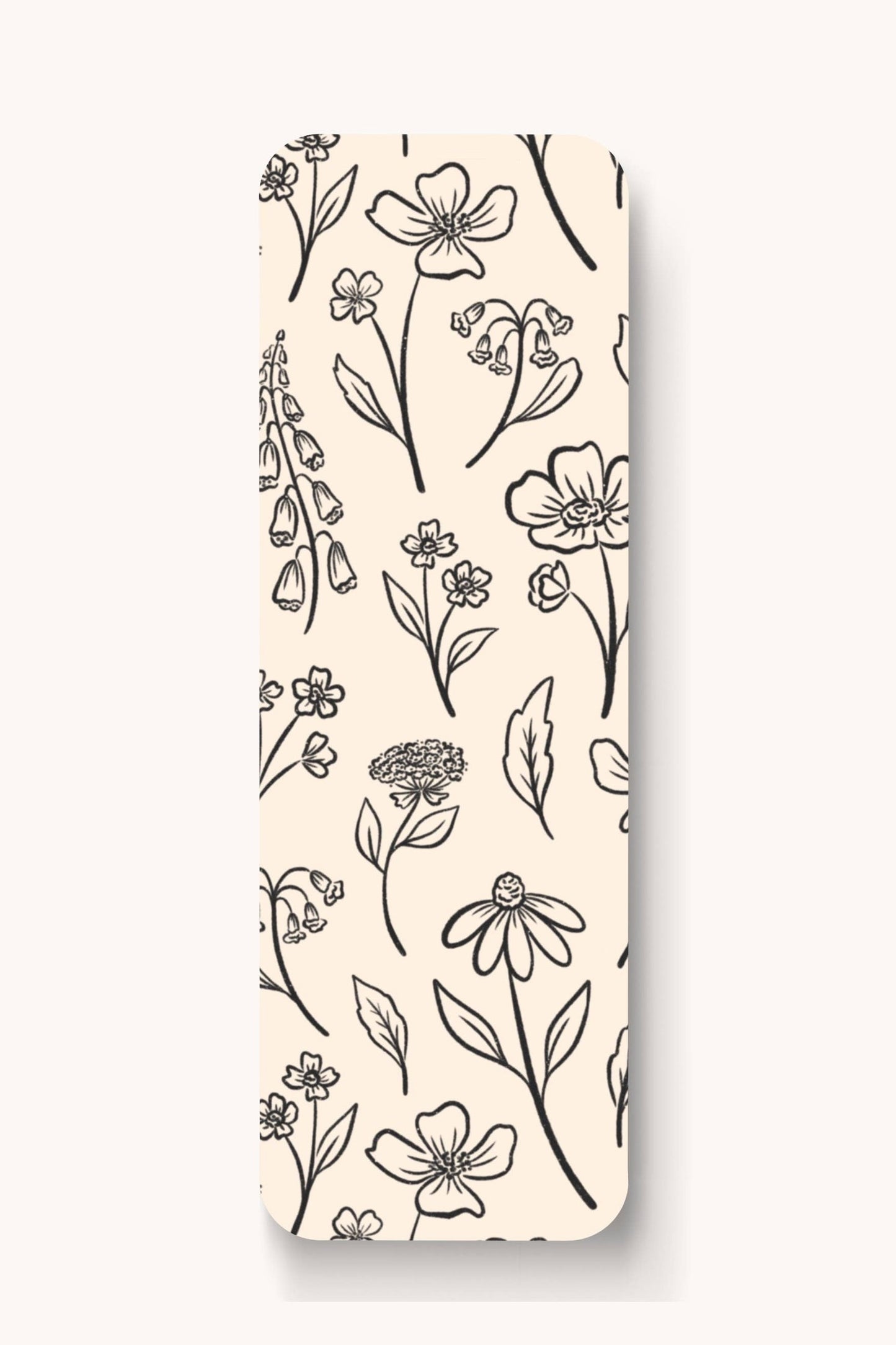 Floral Bookmark - Forget Me Not Sage