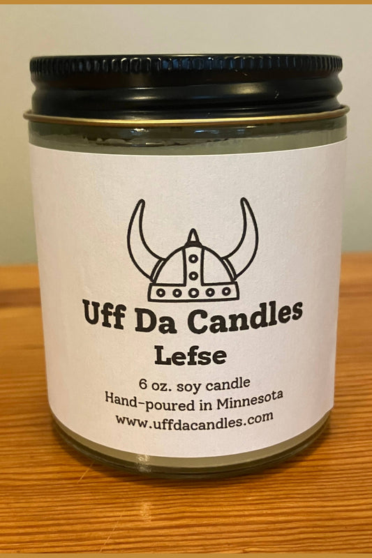 Lefse-scented candle