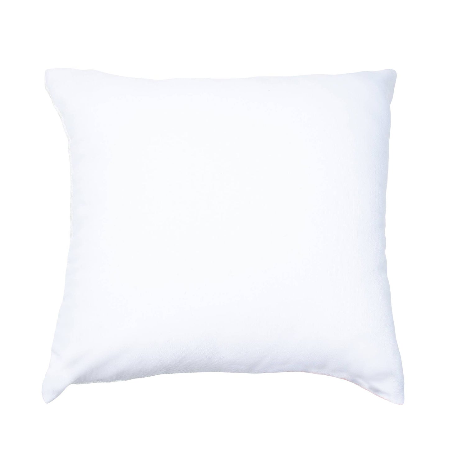 Genevieve 18X18" Handwoven Striped In/Outdoor Throw Pillow: Blue