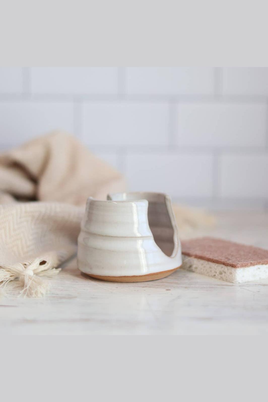 Sponge Holder in White