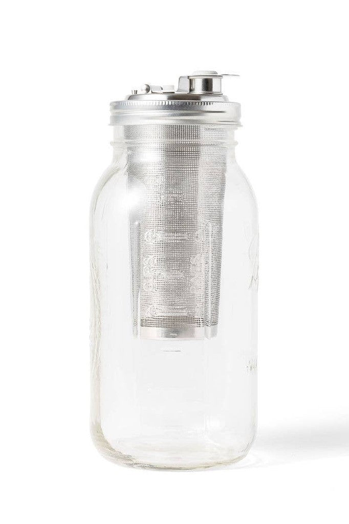 Jarware Cold Brew Tea Infuser for Wide Mouth Mason Jar