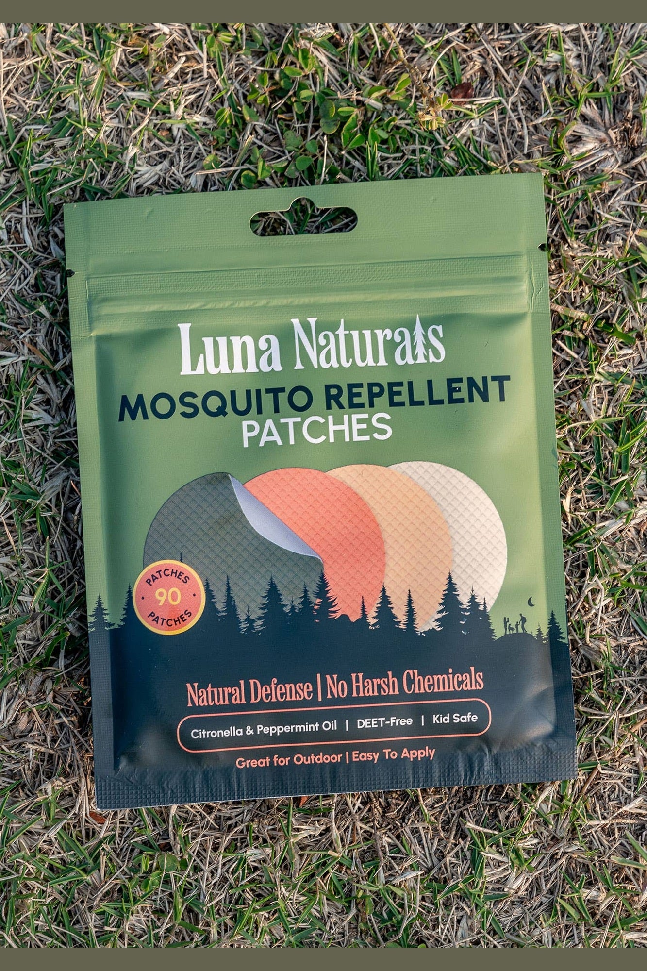 Mosquito Repellent Patches | Fresh & Herbal | 90 Pack