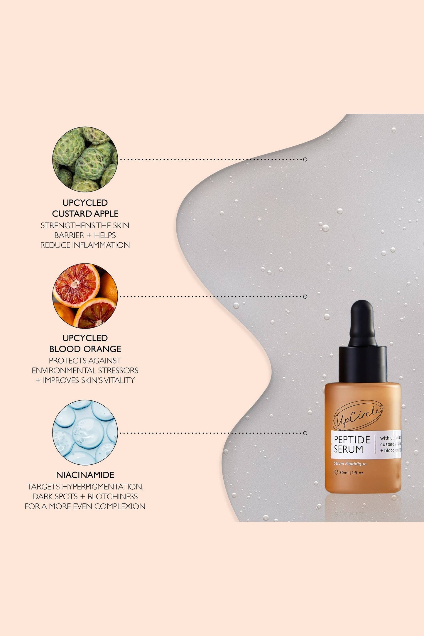 Anti-aging Collagen Boosting Vegan Spa Peptide Serum
