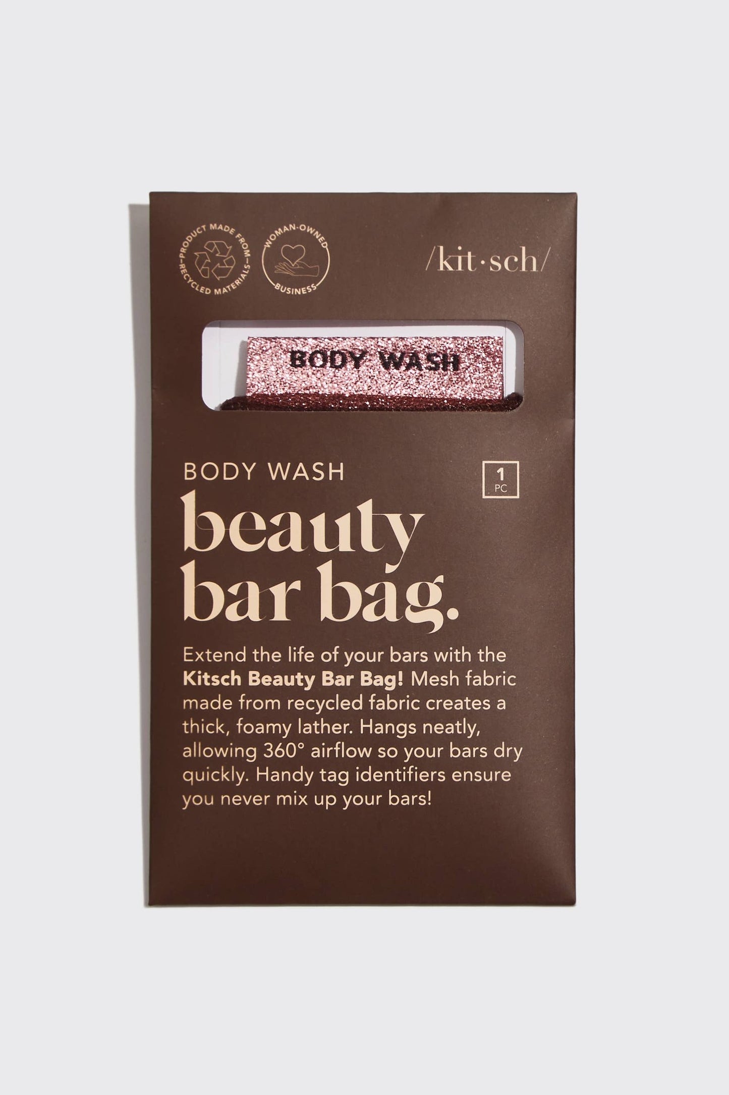 Body Wash Beauty Bar Bag- Chocolate