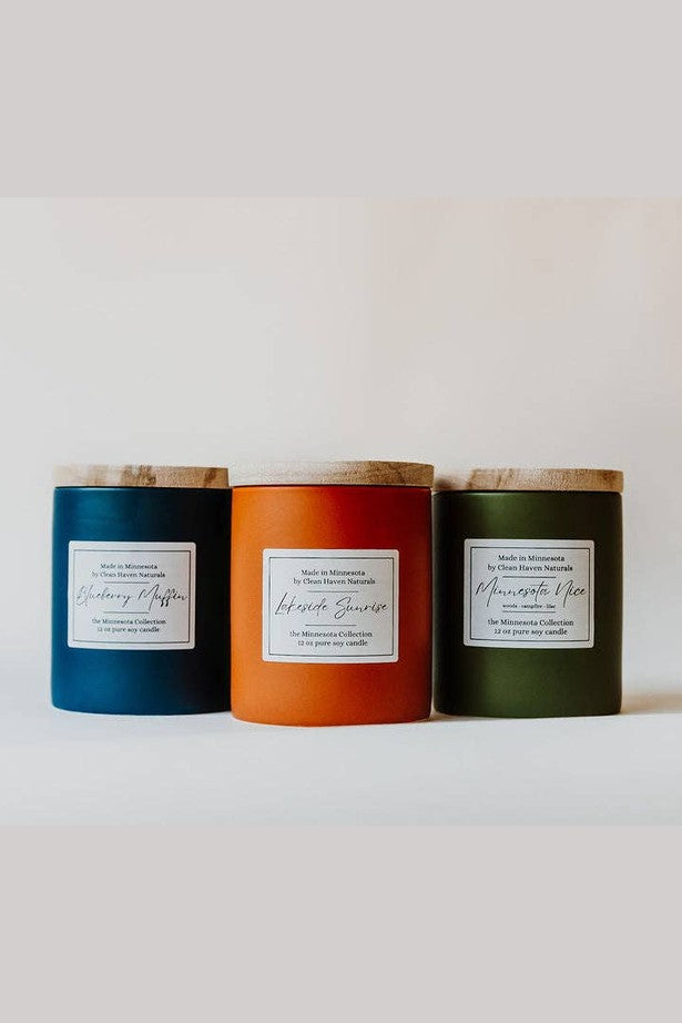MN Lakeside Sunrise Candle