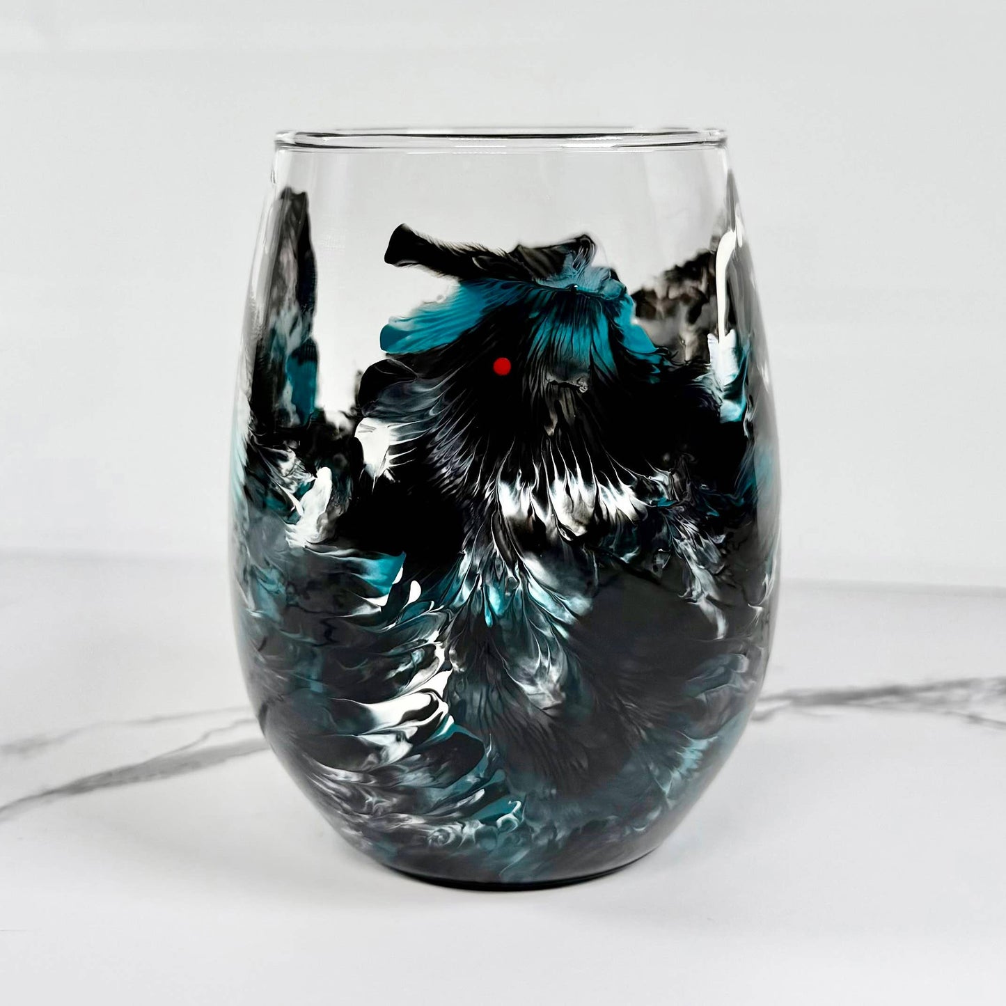 Common Loon Wine Glass