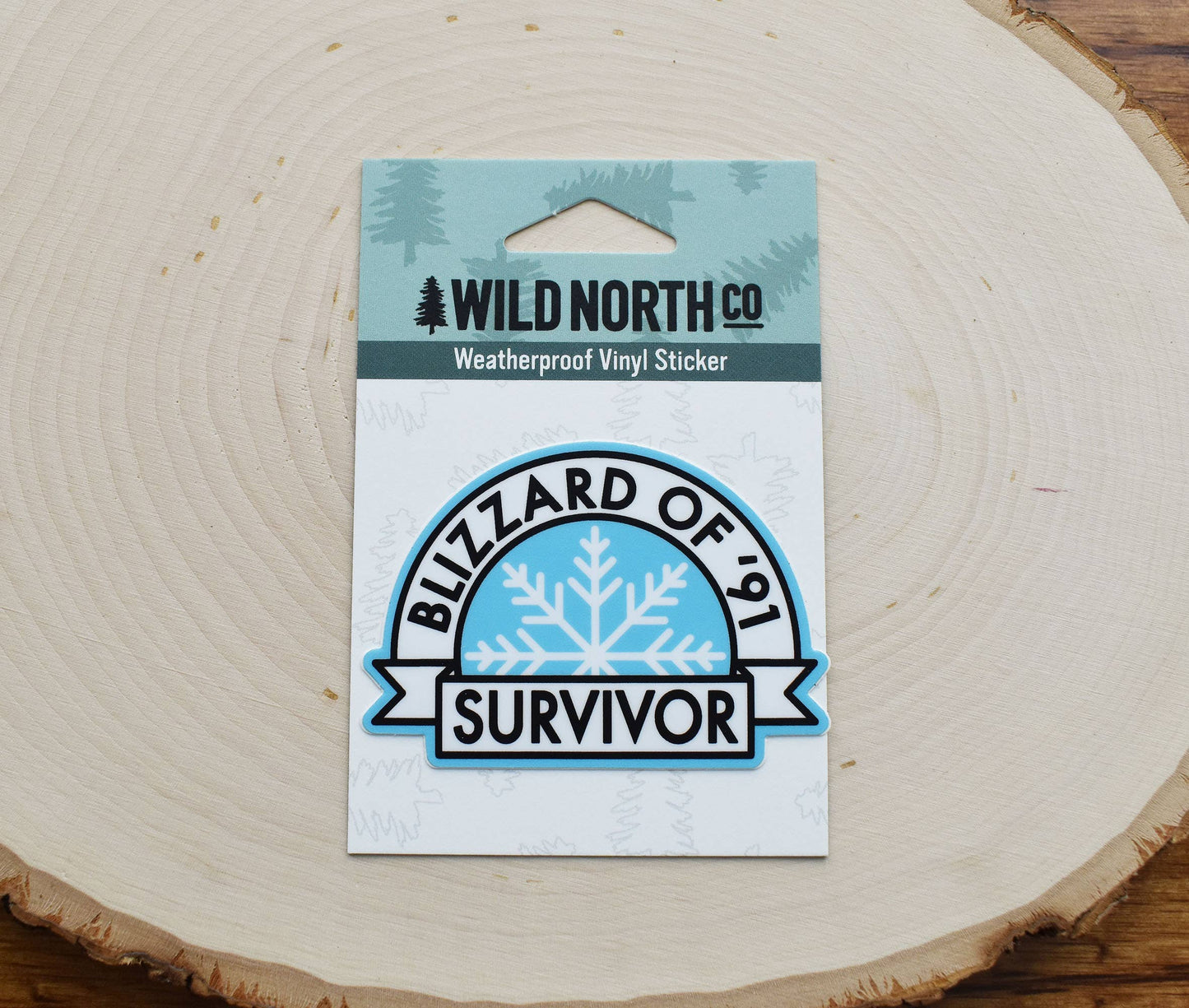 Blizzard of '91 Survivor Sticker